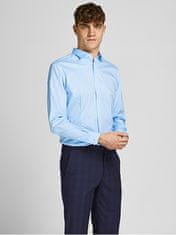 Jack&Jones Pánska košeľa JJPRPARMA Slim Fit 12097662 Cashmere Blue (Veľkosť XXL)