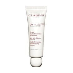 Clarins Viacúčelová ochranná emulzia SPF 50 UV Plus Anti-polution (Multi Protection Moisturizing Screen) 50 (Odtieň Translucent)