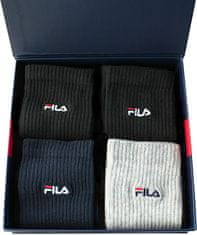 FILA 4 PACK - pánske ponožky FB4405/4-999 (Veľkosť 39-42)