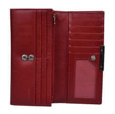 Dámska kožená peňaženka 7066 red
