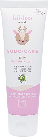 kii-baa organic Detský ochranný krém so zinkom Sudo-Care (Soothing Cream) 50 g