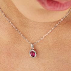 Brosway Elegantný strieborný prívesok Fancy Passion Ruby FPR13