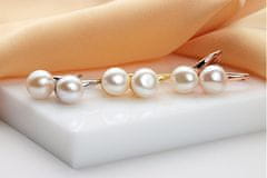 Brilio Silver Strieborné perlové náušnice EA938W