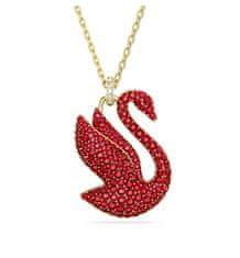 Swarovski Oslnivý pozlátený náhrdelník s Labutou Iconic Swan 5647871