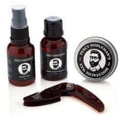 Percy Nobleman Darčeková sada starostlivosti o fúzy (Beard Grooming Kit)