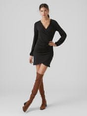Vero Moda Dámske šaty VMHADLEY Regular Fit 10299645 Black (Veľkosť M)
