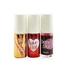 Benefit Darčeková sada tekutých farieb na pery a tváre Lip Tints to Love