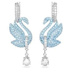 Swarovski Úchvatné labutie náušnice 2v1 s kryštálmi Iconic Swan 5660593