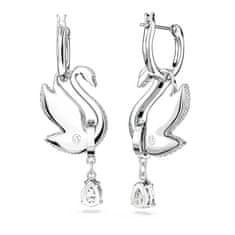 Swarovski Úchvatné labutie náušnice 2v1 s kryštálmi Iconic Swan 5660593