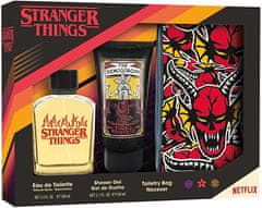 EP LINE Stranger Things - EDT 100 ml + sprchový gel 150 ml + toaletní taška