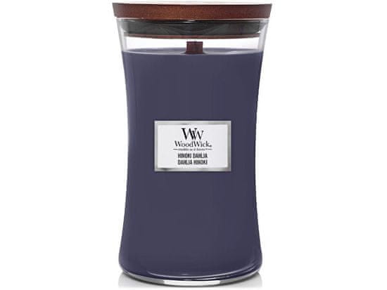 Woodwick Vonná sviečka váza veľká Dahlia Hinoki 609,5 g