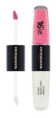 Dermacol Dlhotrvajúca dvojfázová farba na pery a lesk 16H Lip Colour ( Extreme Long-Lasting Lips tick ) 4 + 4 (Odtieň 31)