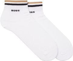 Hugo Boss 2 PACK - pánske ponožky BOSS 50491195-100 (Veľkosť 39-42)