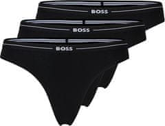 Hugo Boss 3 PACK - dámske tangá BOSS 50510030-001 (Veľkosť L)