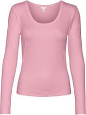 Vero Moda Dámske tričko VMIRWINA Tight Fit 10300894 Pink Nectar (Veľkosť L)