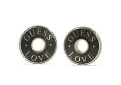 Guess Originálne pozlátené náušnice Love Guess JUBE04084JWYGBKT/U