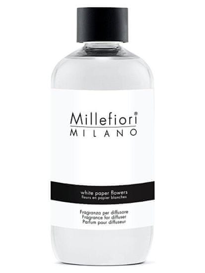 Millefiori Milano Náhradná náplň do arómy difuzéra Natura l Kvety z bieleho papiera 250 ml