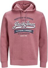 Jack&Jones Pánska mikina JELOGO Standard Fit 12233597 Mesa Rose (Veľkosť L)