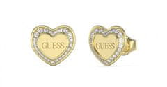 Guess Pôvabné pozlátené náušnice Amami JUBE04035JWYGT/U