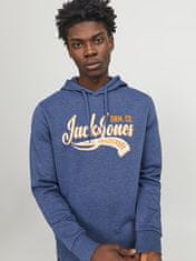 Jack&Jones Pánska mikina JJELOGO Standard Fit 12233597 Ensign Blue (Veľkosť L)