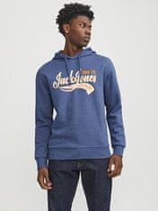 Jack&Jones Pánska mikina JJELOGO Standard Fit 12233597 Ensign Blue (Veľkosť L)