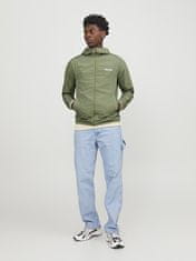 Jack&Jones Pánska bunda JJOLIVER 12249371 Oil Green (Veľkosť XL)