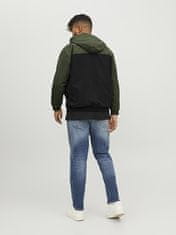 Jack&Jones Plus Pánska bunda JJERUSH 12243517 Forest Night (Veľkosť 5XL)