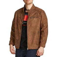 Jack&Jones Plus Pánska bunda JJEROCKY 12172908 Cognac (Veľkosť 3XL)