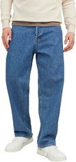 Jack&Jones Pánske džínsy JJIALEX Baggy Fit 12236078 Blue Denim (Veľkosť 33/32)