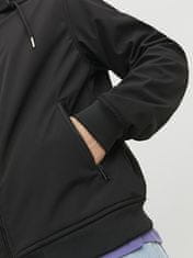 Jack&Jones Pánska softshell bunda JJEBASIC 12236300 Black (Veľkosť L)