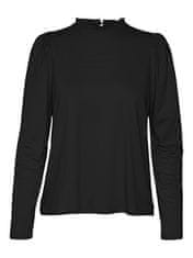Vero Moda Dámske tričko VMCAROL Regular Fit 10300936 Black (Veľkosť L)