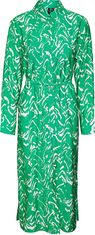 Vero Moda Dámske šaty VMCIA Regular Fit 10300489 Bright Green (Veľkosť XS)