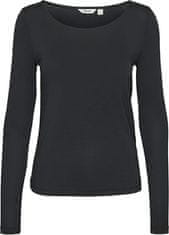 Vero Moda Dámske tričko VMISME Tight Fit 10300905 Black (Veľkosť M)