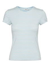 Vero Moda Dámske tričko VMINES Tight Fit 10300882 Porcelain Blue (Veľkosť S)