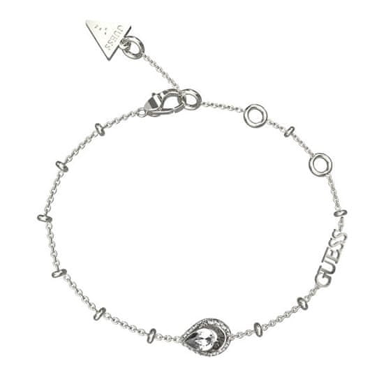 Guess Pôvabný oceľový náramok Crystal Drop JUBB03392JWRH