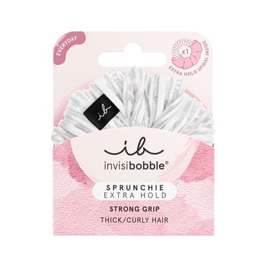 Invisibobble Gumička do vlasov Sprunchia Extra Hold Pure White