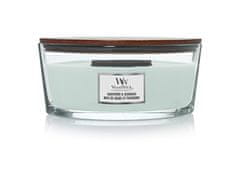 Woodwick Vonná sviečka loď Sagewood & Seagrass Elipsa 453,6 g