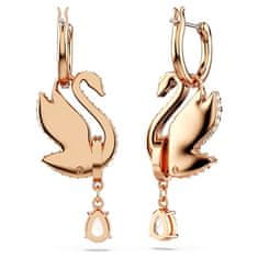 Swarovski Úchvatné labutie náušnice 2v1 s kryštálmi Iconic Swan 5678047