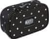 MEATFLY Peračník XL Pencil Case Black Dots