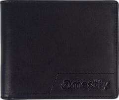 MEATFLY Pánska kožená peňaženka Eliot Premium Black