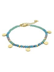 Marc Malone Korálkový náramok Gianna Blue Bracelet MCB23006G