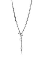 Marc Malone Originálny oceľový náhrdelník Payton Silver Necklace MCN23111S