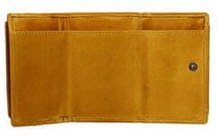 Dámska kožená mini peňaženka 2030/D Yellow