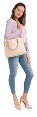 David Jones Dámska kabelka CM6718F Beige