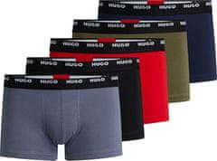 Hugo Boss 5 PACK - pánske boxerky HUGO 50479944-425 (Veľkosť M)