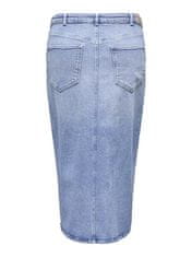 Only Carmakoma Dámska sukňa CARAYOE 15315856 Light Medium Blue Denim (Veľkosť XL)