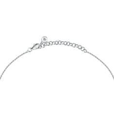 Morellato Pôvabný strieborný náhrdelník s kytičkou Tesori SAIW184