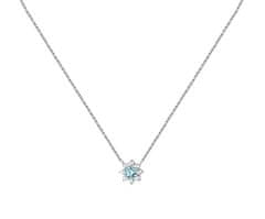 Morellato Pôvabný strieborný náhrdelník s kytičkou Tesori SAIW186