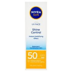 Nivea Zmatňujúci pleťový krém na opaľovanie SPF 50 (Mattifying Effect Shine Control) 50 ml