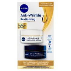 Nivea Darčeková sada pleťovej starostlivosti 55+ Anti-Wrinkle Revitalizing Duopack